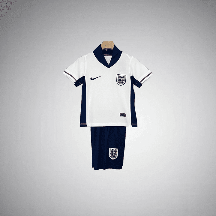 2024 England Home Kids Size Kit from FootballPrestige.club - Premium Football Kits