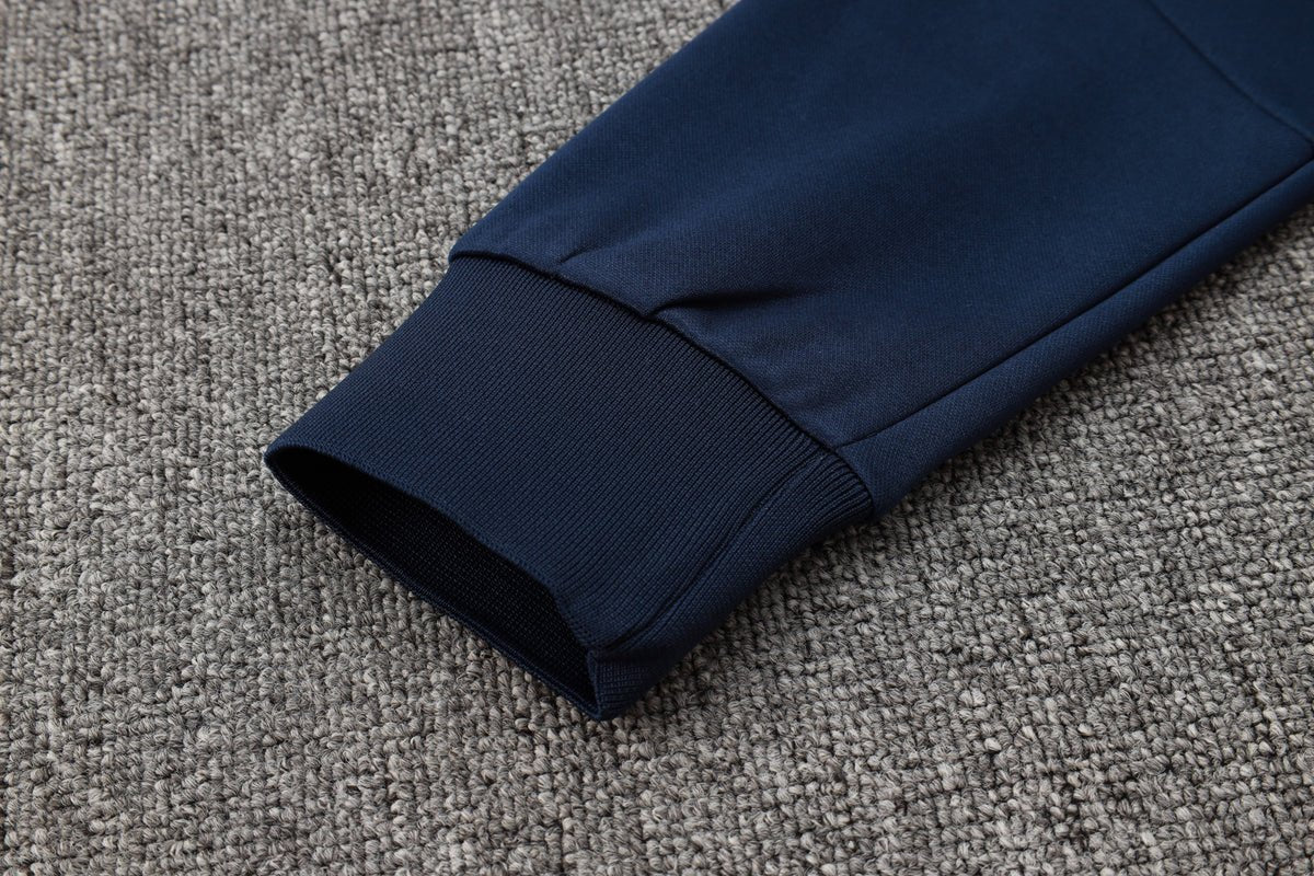 2024 Italy Dark Blue Premium Tracksuit from FootballPrestige.com - Premium Football Kits