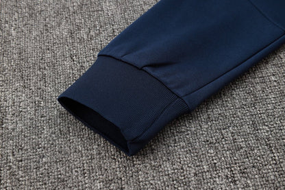 2024 Italy Dark Blue Premium Tracksuit from FootballPrestige.com - Premium Football Kits