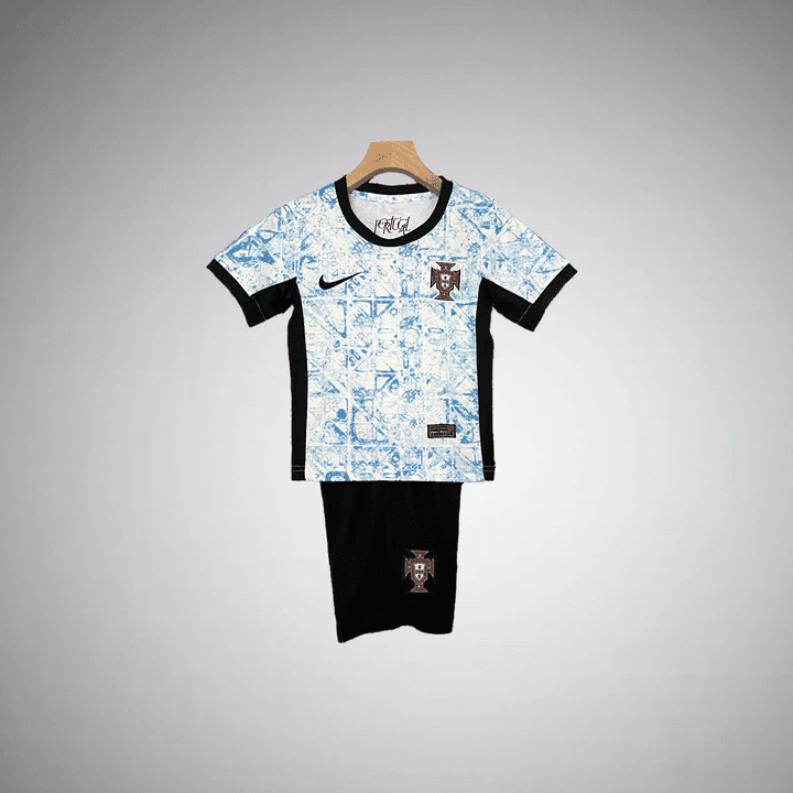 2024 Portugal Away Kids Size Kit from FootballPrestige.club - Premium Football Kits