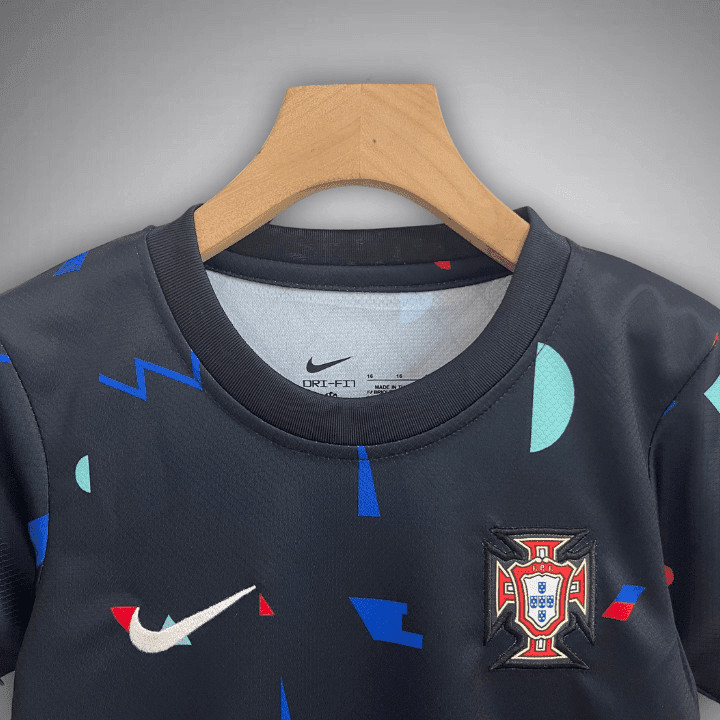 2024 Portugal Pre - Match Kids Size Kit from FootballPrestige.com - Premium Football Kits