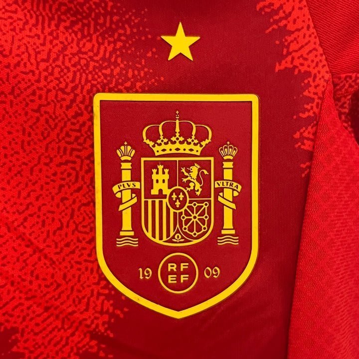 2024 Spain Home Kids Size Kit from FootballPrestige.club - Premium Football Kits
