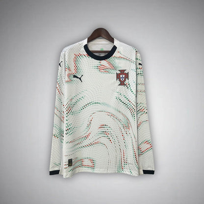 2025 Portugal Away Long Sleeve Kit from FootballPrestige.shop - Premium Concept kits
