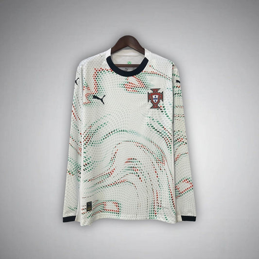 2025 Portugal Away Long Sleeve Kit from FootballPrestige.shop - Premium Concept kits