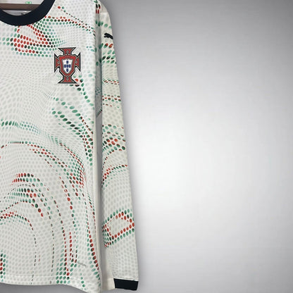 2025 Portugal Away Long Sleeve Kit from FootballPrestige.com - Premium Football Kits