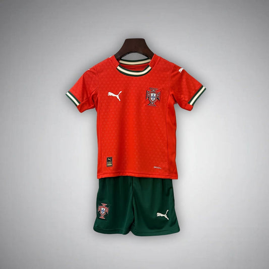 2025 Portugal Home Kids Size Kit from FootballPrestige.com - Premium Football Kits