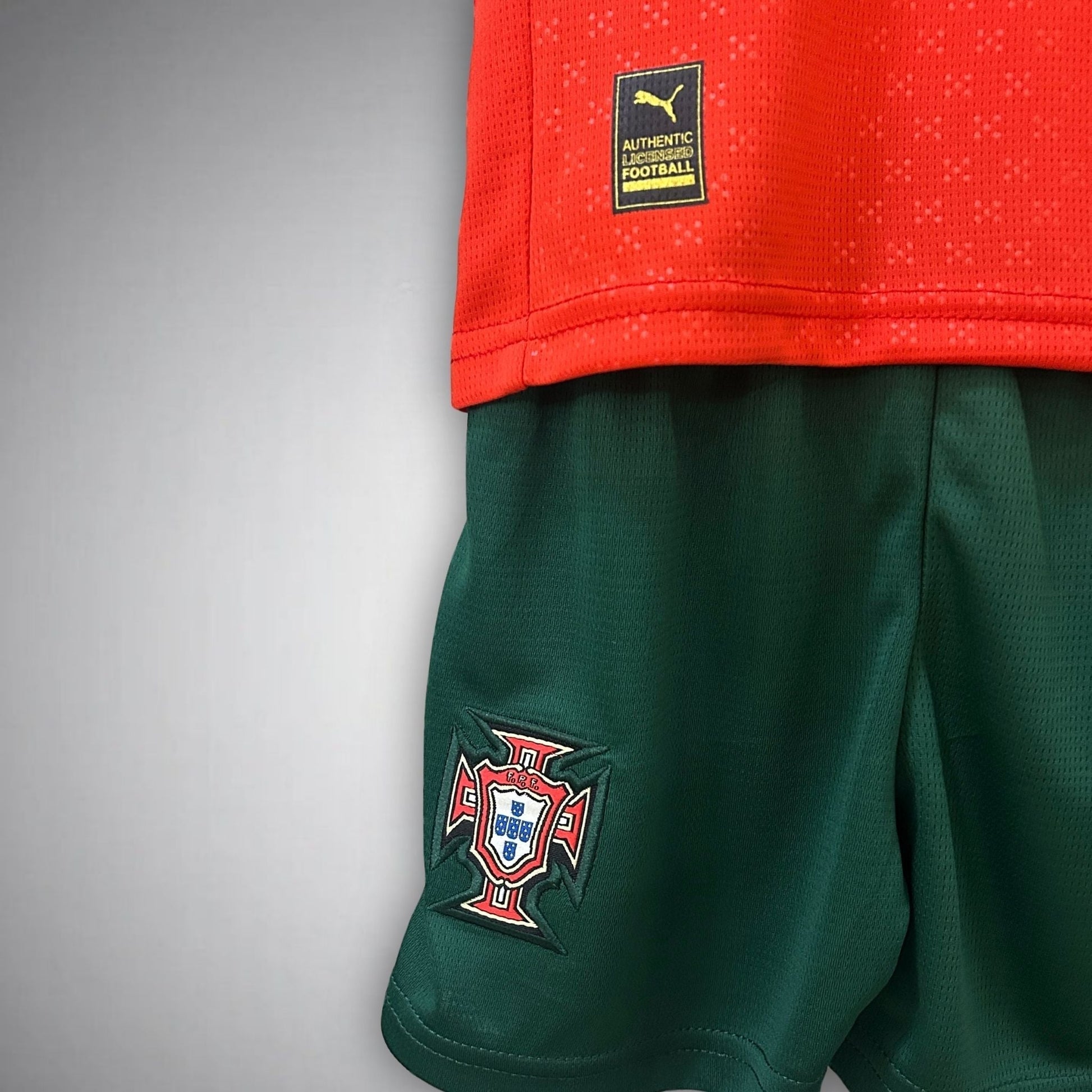 2025 Portugal Home Kids Size Kit from FootballPrestige.com - Premium Football Kits