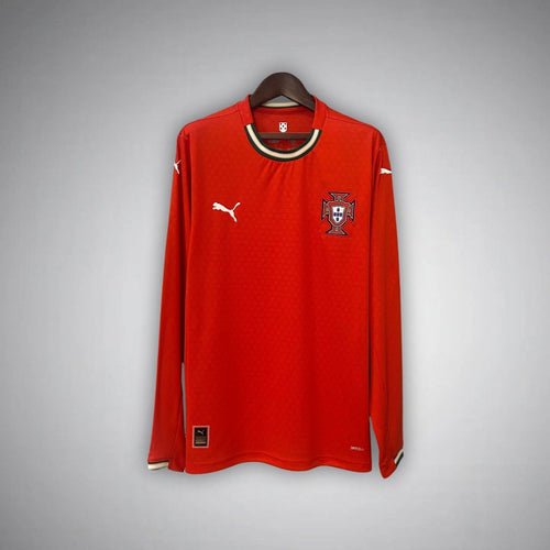 2025 Portugal Home Long Sleeve Kit from FootballPrestige.shop - Premium Concept kits