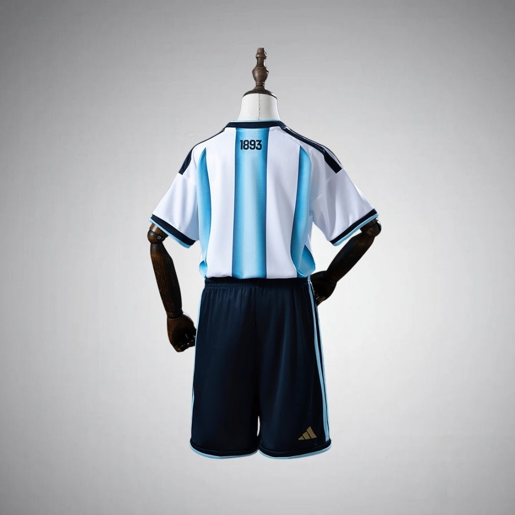 2026 Argentina Home Kids Size Kit from FootballPrestige.club - Premium Football Kits