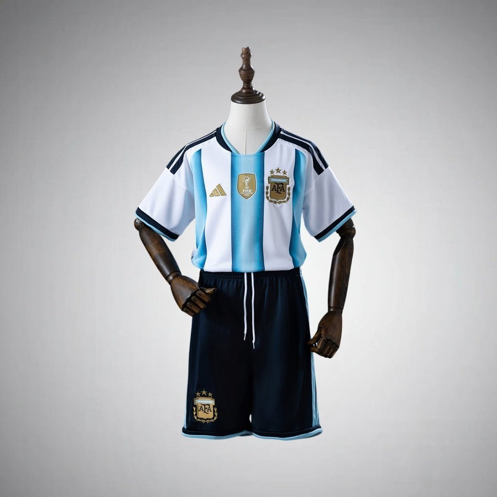 2026 Argentina Home Kids Size Kit from FootballPrestige.club - Premium Football Kits