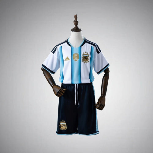 2026 Argentina Home Kids Size Kit from FootballPrestige.com - Premium Football Kits