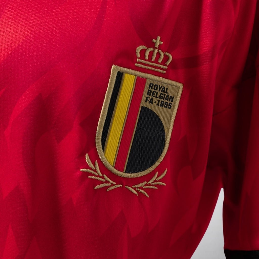 2026 Belgium Home Kids Size Kit from FootballPrestige.club - Premium Football Kits