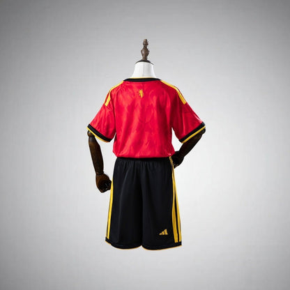 2026 Belgium Home Kids Size Kit from FootballPrestige.com - Premium Football Kits