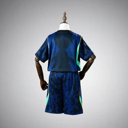 2026 Brazil Away Kids Size Kit from FootballPrestige.com - Premium Football Kits