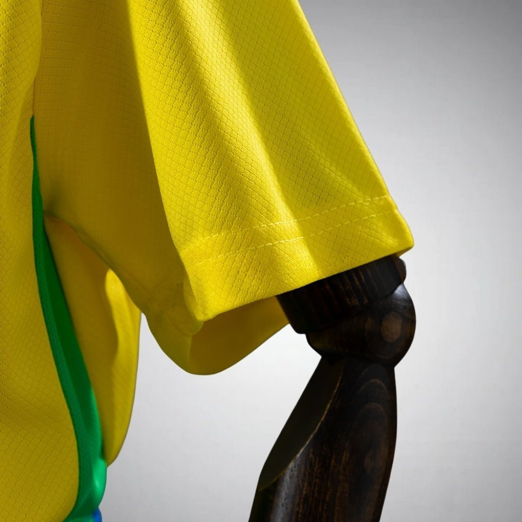 2026 Brazil Home Kids Size Kit from FootballPrestige.club - Premium Football Kits