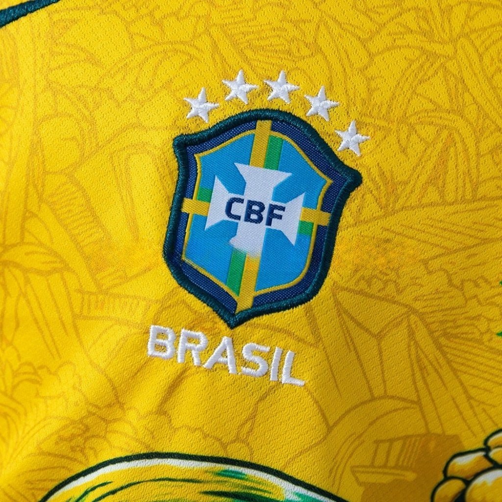 2026 Brazil "Rio Wings" Kids Size Kit from FootballPrestige.club - Premium Football Kits