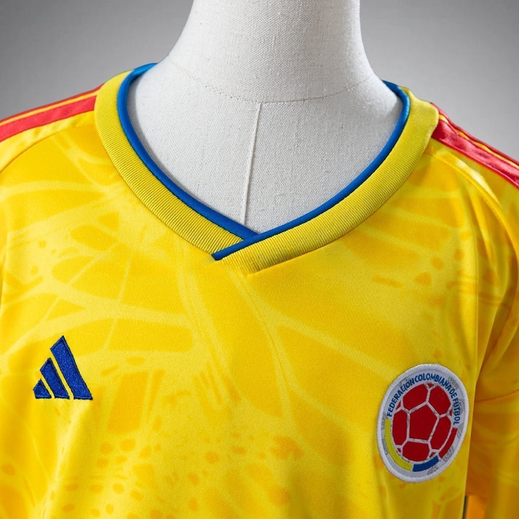 2026 Colombia Home Kids Size Kit from FootballPrestige.club - Premium Football Kits
