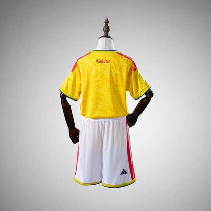 2026 Colombia Home Kids Size Kit from FootballPrestige.com - Premium Football Kits