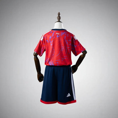 2026 Costa Rica Home Kids Size Kit from FootballPrestige.com - Premium Football Kits
