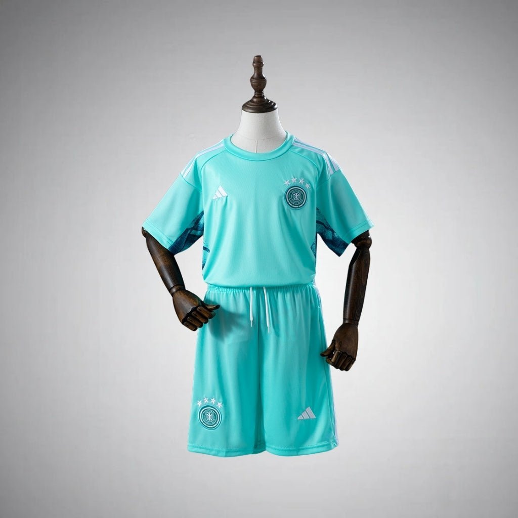 2026 Germany Goalkeeper Kids Size Kit from FootballPrestige.com - Premium Football Kits