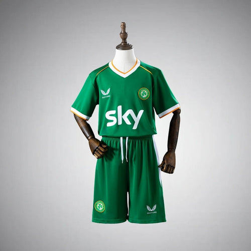 2026 Ireland Home Kids Size Kit from FootballPrestige.com - Premium Football Kits