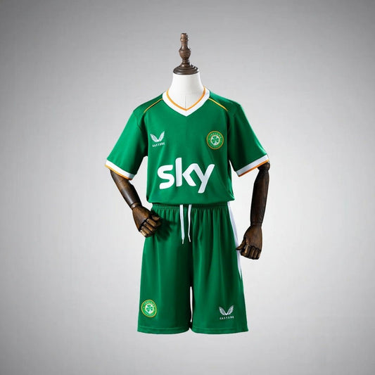 2026 Ireland Home Kids Size Kit from FootballPrestige.com - Premium Football Kits