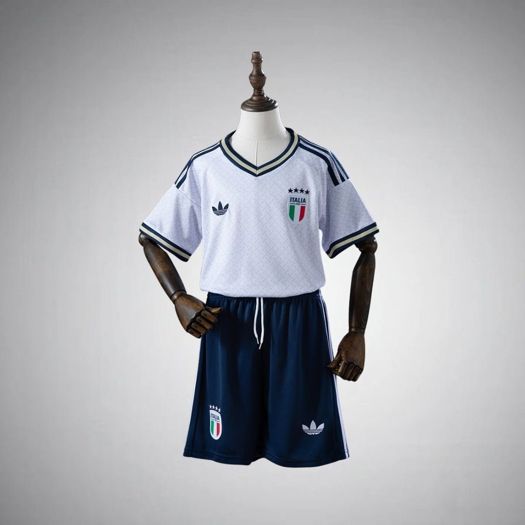 2026 Italy Away Kids Size Kit from FootballPrestige.club - Premium Football Kits