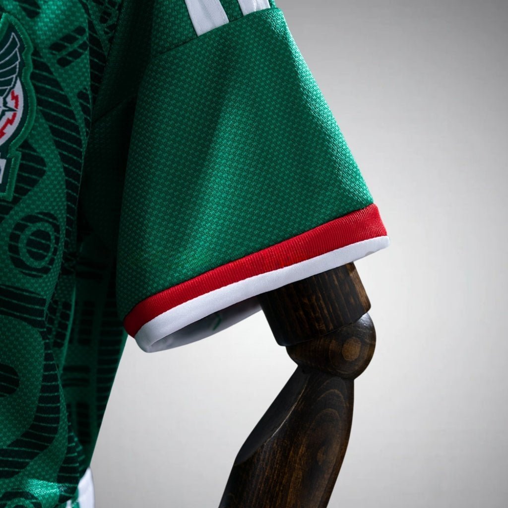 2026 Mexico Home Kids Size Kit from FootballPrestige.club - Premium Football Kits