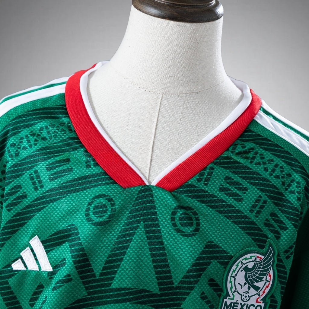 2026 Mexico Home Kids Size Kit from FootballPrestige.com - Premium Football Kits