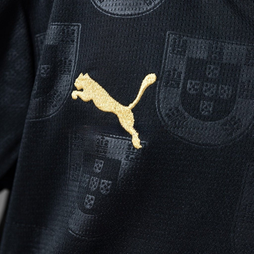 2026 Portugal "Black Panther" Kids Size Kit from FootballPrestige.com - Premium Football Kits