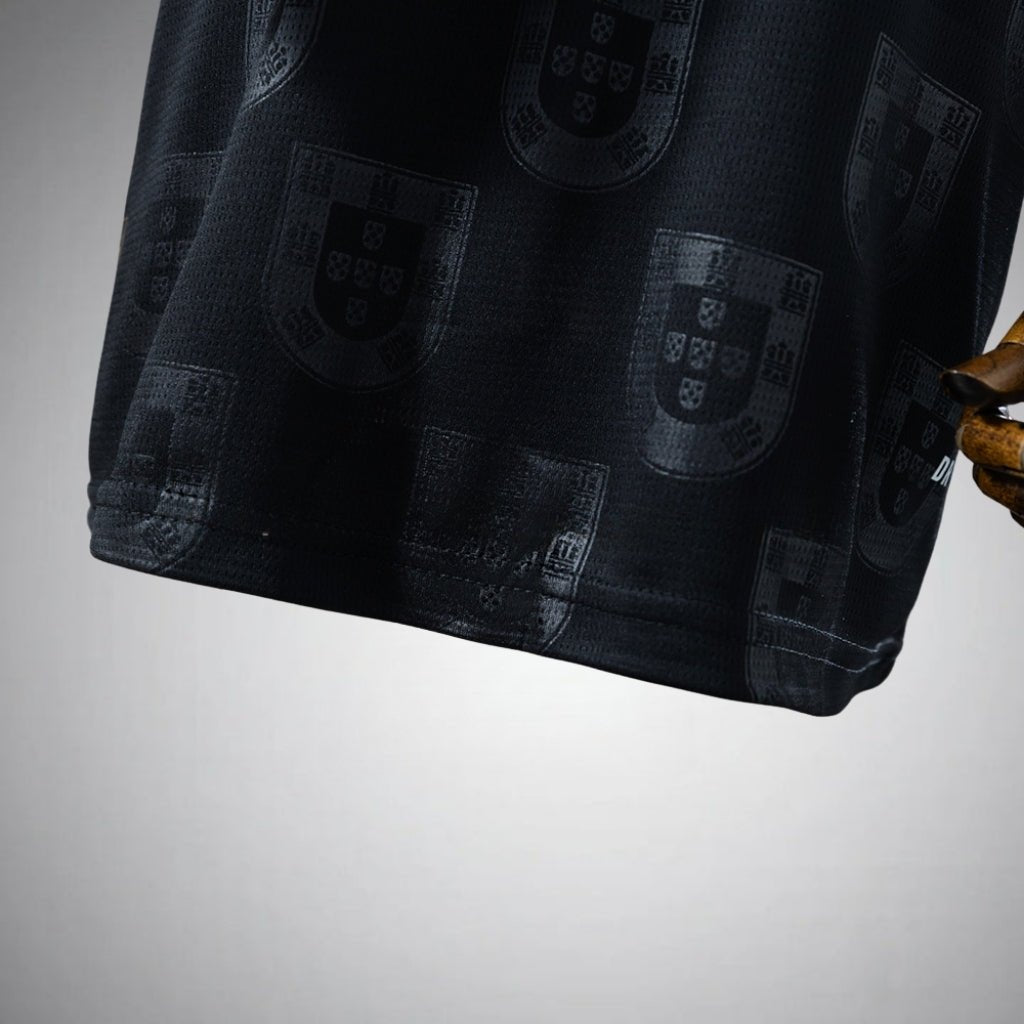 2026 Portugal "Black Panther" Kids Size Kit from FootballPrestige.com - Premium Football Kits