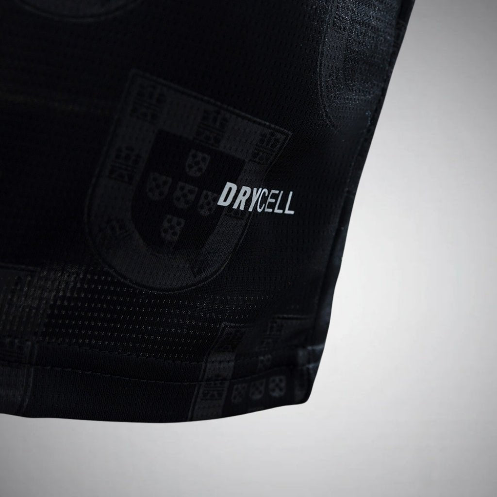 2026 Portugal "Black Panther" Kids Size Kit from FootballPrestige.com - Premium Football Kits