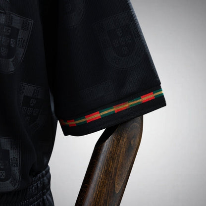 2026 Portugal "Black Panther" Kids Size Kit from FootballPrestige.com - Premium Football Kits