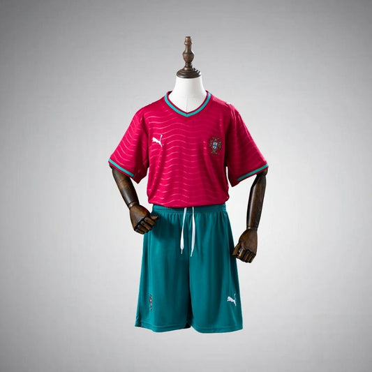 2026 Portugal Home Kids Size Kit from FootballPrestige.com - Premium Football Kits