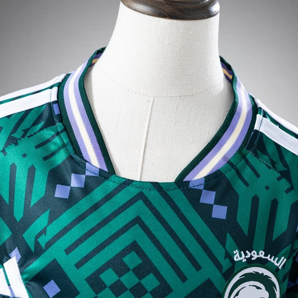 2026 Saudi Arabia Home Kids Size Kit from FootballPrestige.club - Premium Football Kits