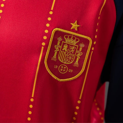 2026 Spain Home Kids Size Kit from FootballPrestige.com - Premium Football Kits