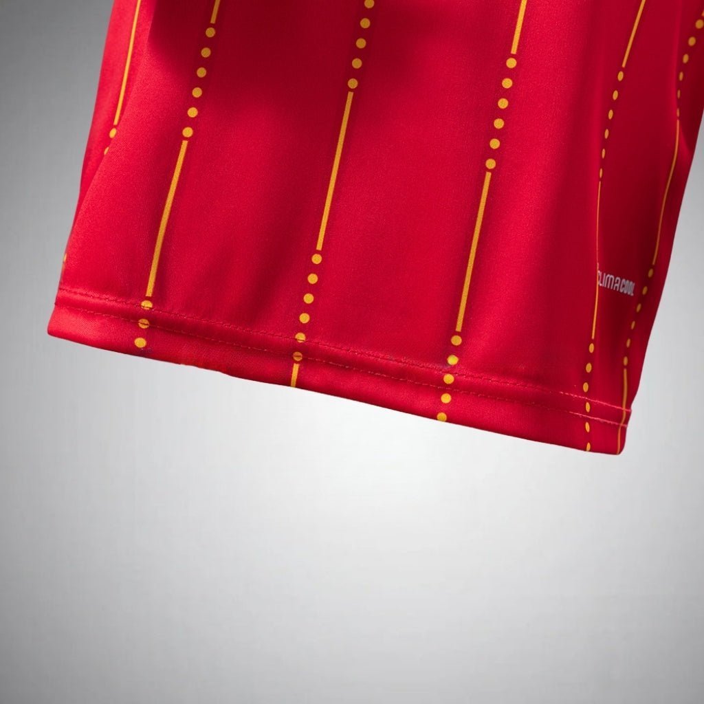 2026 Spain Home Kids Size Kit from FootballPrestige.club - Premium Football Kits