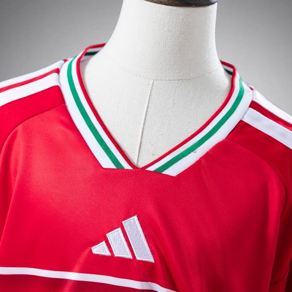 2026 Wales Home Kids Size Kit from FootballPrestige.club - Premium Football Kits