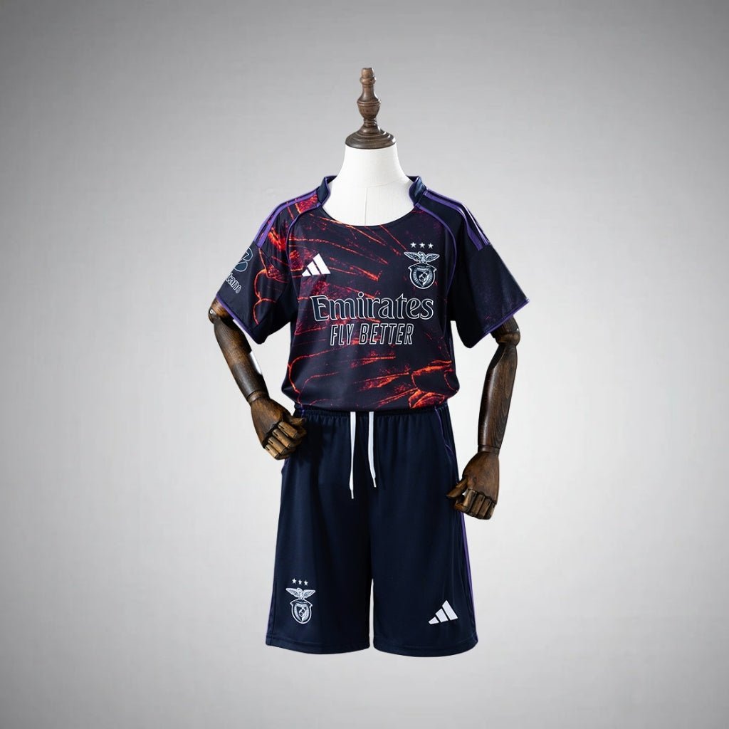 25/26 SL Benfica Fourth Kids Size Kit from FootballPrestige.club - Premium Football Kits