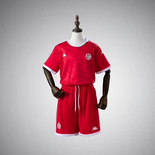 2026 Tunisia Home Kids Size Kit from FootballPrestige.com - Premium Football Kits