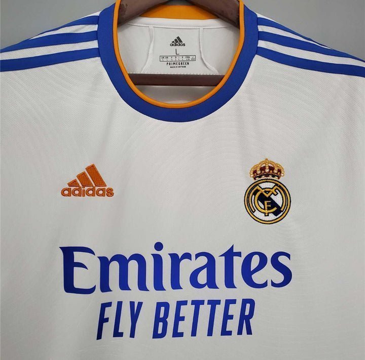 21/22 Real Madrid Home Kit from FootballPrestige.club - Premium Football Kits