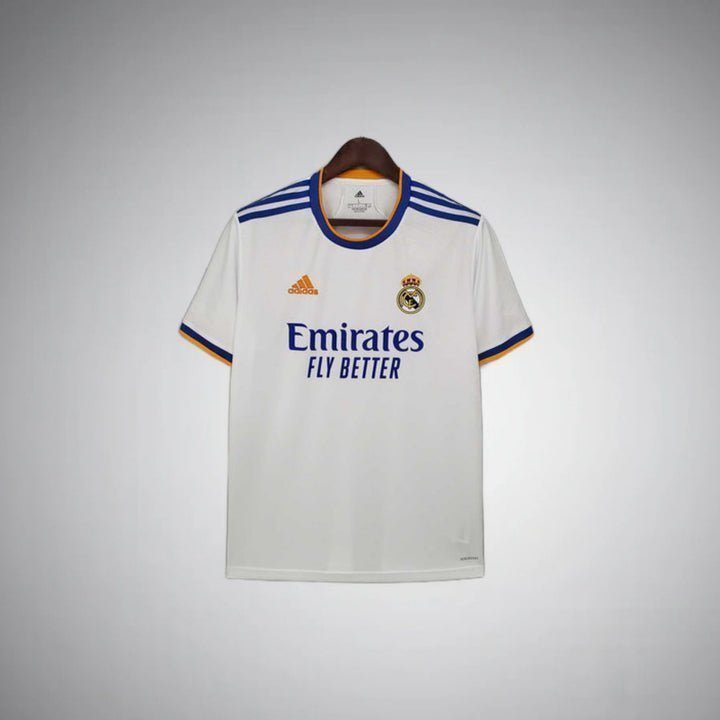 21/22 Real Madrid Home Kit from FootballPrestige.club - Premium Football Kits