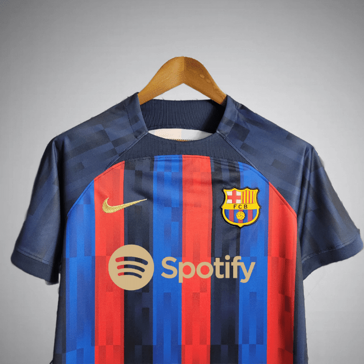 22/23 FC Barcelona Home Kit from FootballPrestige.shop - Premium Concept kits