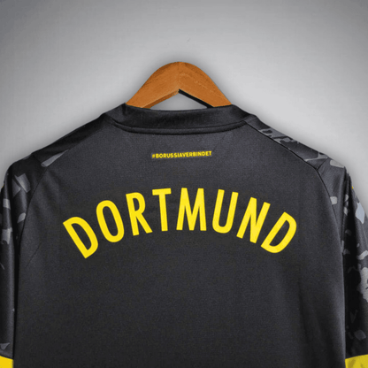 23/24 Borussia Dortmund Away Kit from FootballPrestige.com - Premium Football Kits