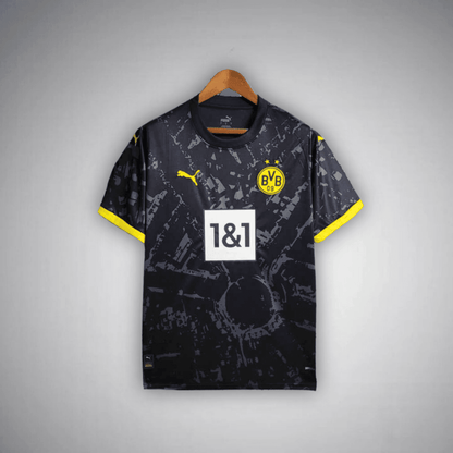 23/24 Borussia Dortmund Away Kit from FootballPrestige.com - Premium Football Kits
