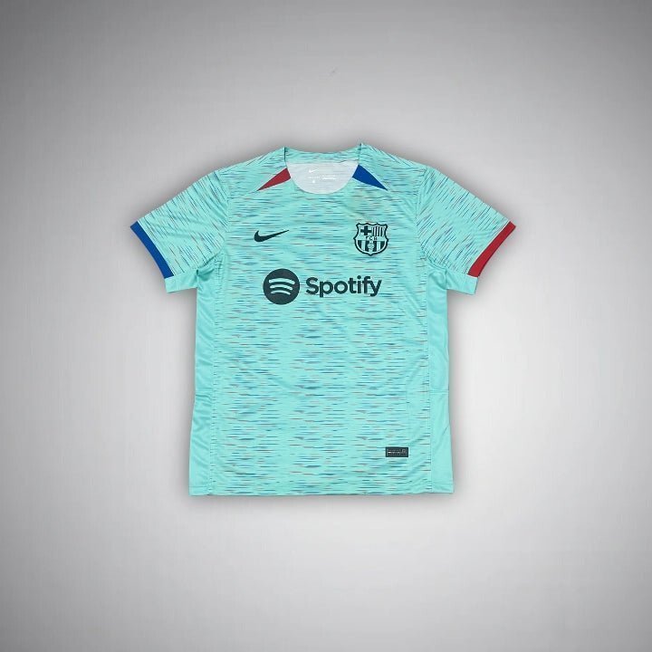 23/24 FC Barcelona Third Premium Kit from FootballPrestige.club - Premium Football Kits