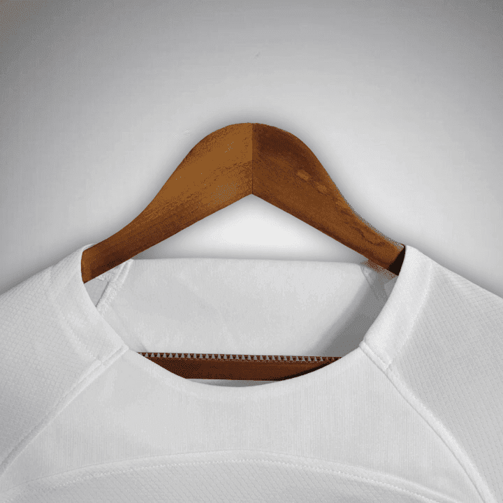 23/24 FC Barcelona White Long Sleeve Away Kit from FootballPrestige.club - Premium Football Kits