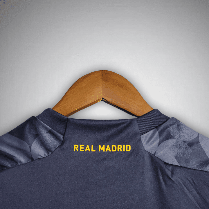 23/24 Real Madrid Away Premium Kids Size Kit from FootballPrestige.com - Premium Football Kits