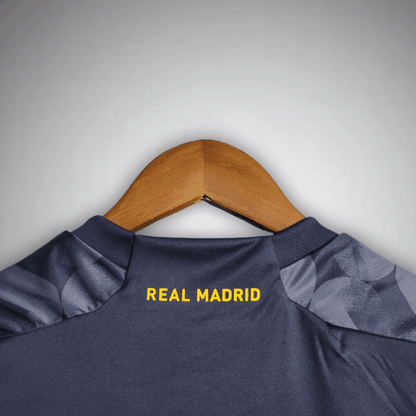 23/24 Real Madrid Away Premium Kids Size Kit from FootballPrestige.com - Premium Football Kits
