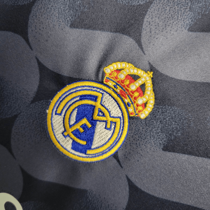 23/24 Real Madrid Away Premium Kids Size Kit from FootballPrestige.com - Premium Football Kits